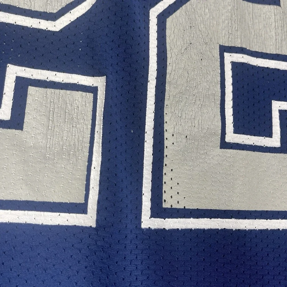 Vintage Russell Athletic Dallas Cowboys Jersey Mens 48 Emmitt Smith #22 Blue USA